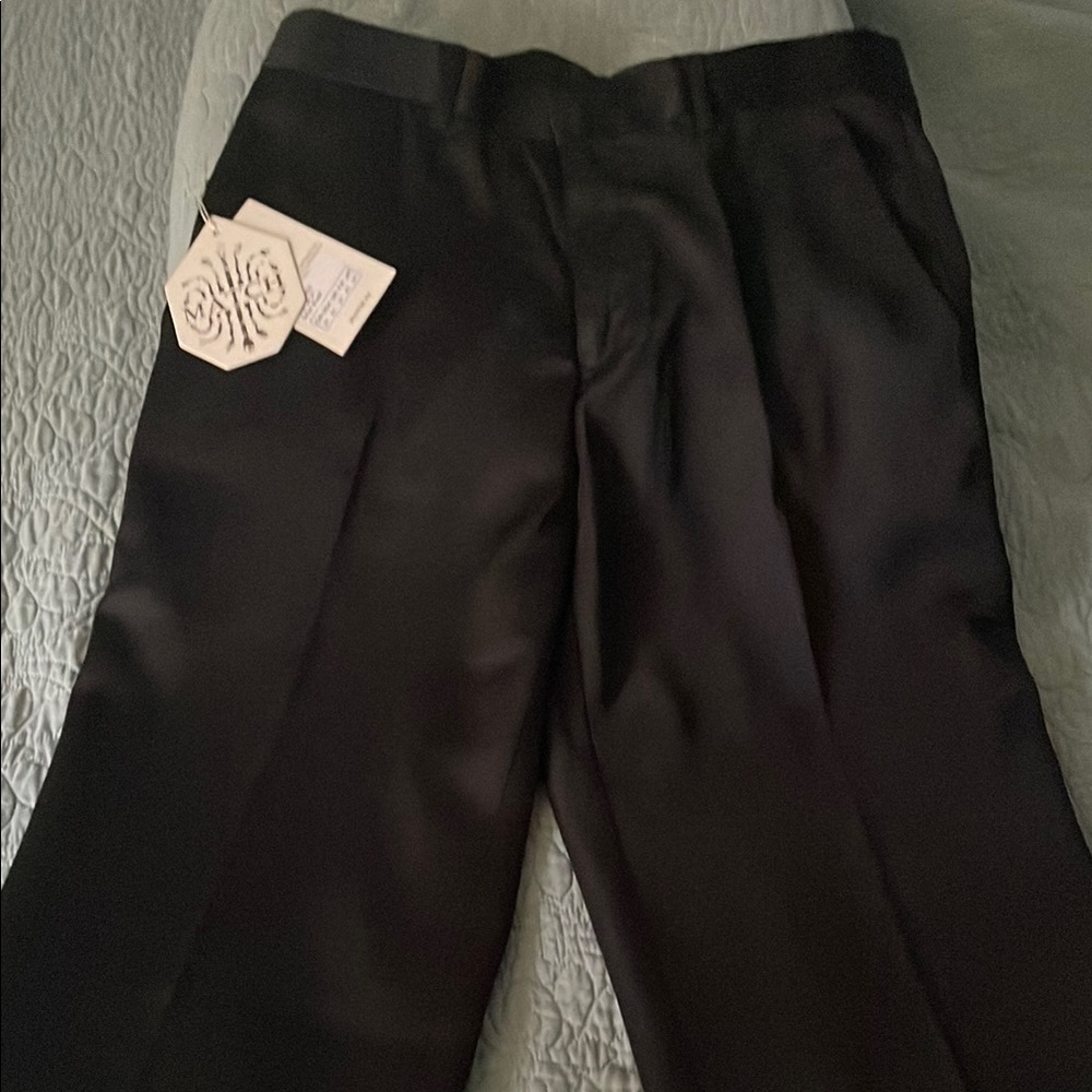 Matchstick Men's Black Dress Pants